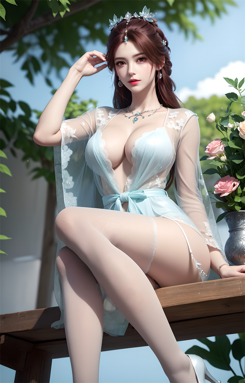 [第六百八十八期] [完美世界] [叶倾仙 · 系列一] 海边薄纱诱惑 [32P]