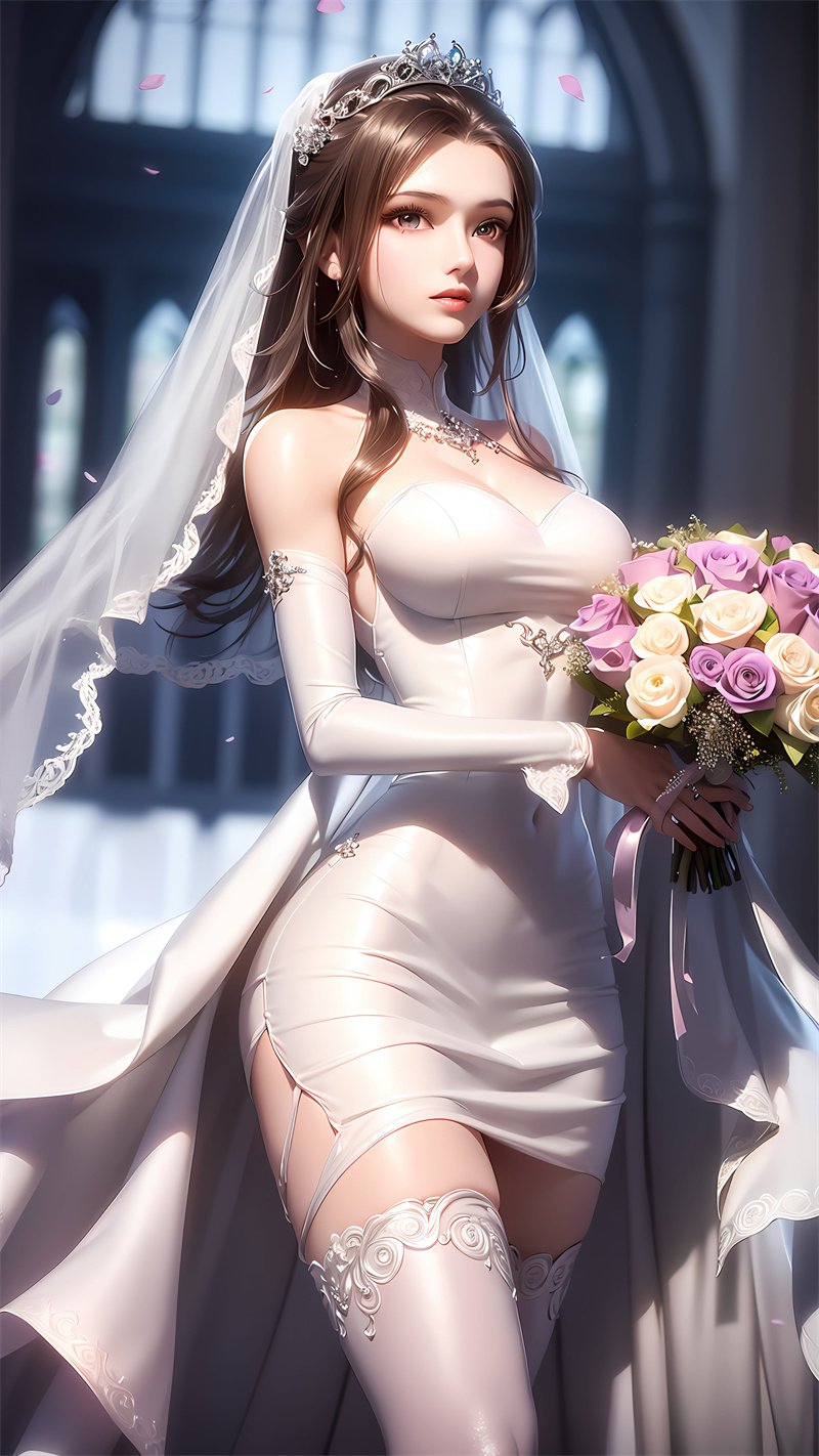 [第八百八十一期] [斗罗大陆] [朱竹清 · 系列七] 婚纱 [38P]