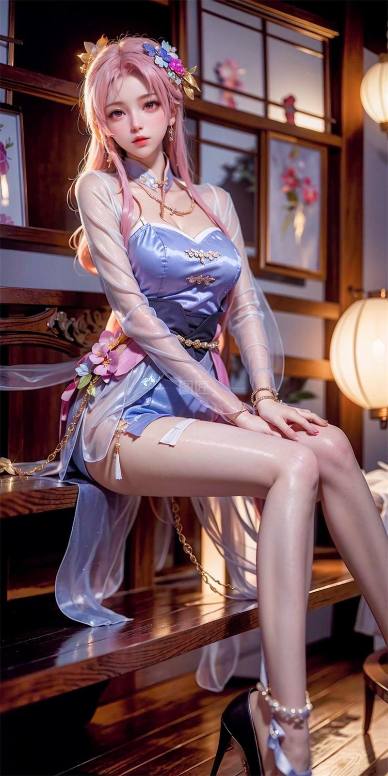 [第九百三十八期] [王者荣耀] [王昭君 · 系列一] 大长腿制服 [58P]