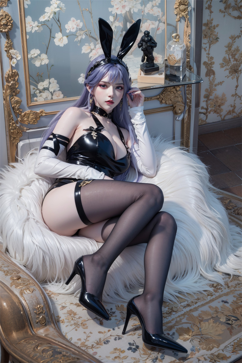 [第一百二十一期] [百炼成神] [天穹 · 系列九] 兔女郎丝袜高跟诱惑 [42P]
