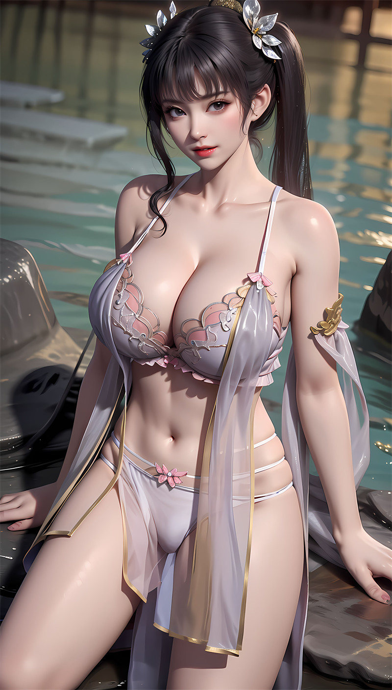 [第五百一十三期] [斗破苍穹] [紫嫣 · 系列二] 水池薄纱诱惑 [31P]