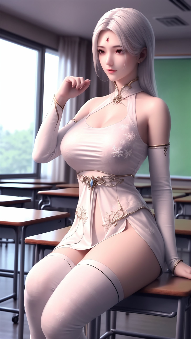 [第一百八十六期] [斗魂卫列] [上官明月 · 系列一] 修女情趣白丝 [100P]