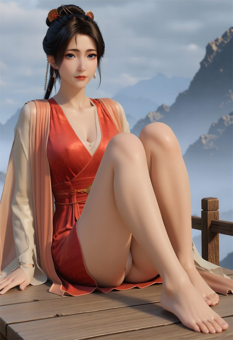 [第3860期] [凡人修仙传] [慕沛灵 · 系列二十八] 玉足 [73P]