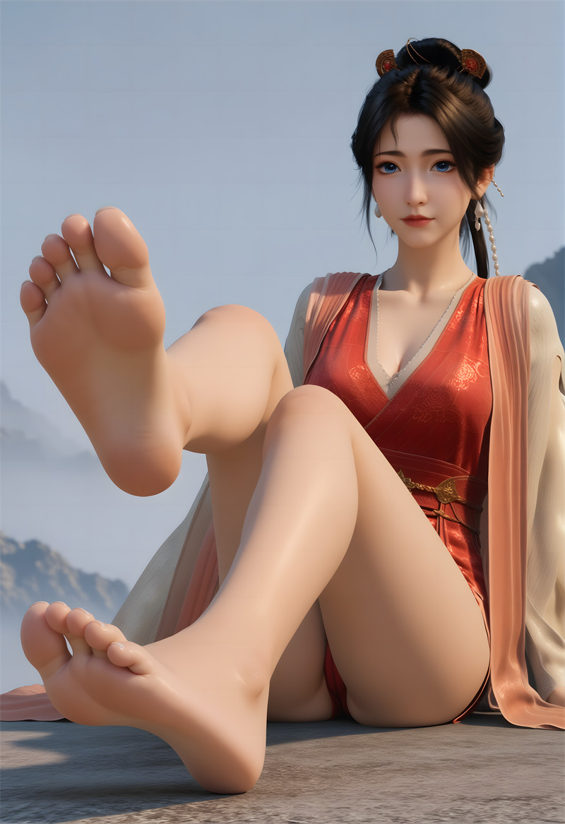 [第3860期] [凡人修仙传] [慕沛灵 · 系列二十八] 玉足 [73P]