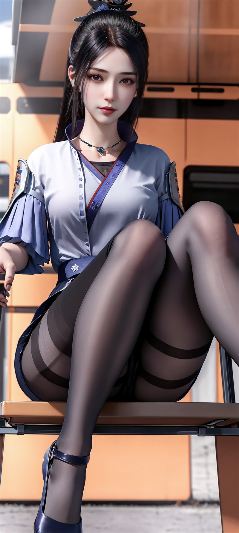 [第二百二十二期] [君有云] [南宫夕儿 · 系列七] 黑丝大长腿 [27P]