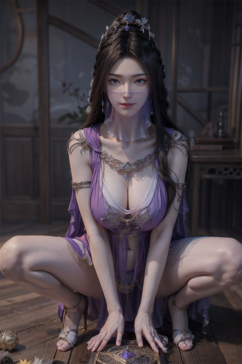 [无圣光] [第二十期] [凡人修仙传] [紫灵 · 系列六] 紫色果体写真 [117P]