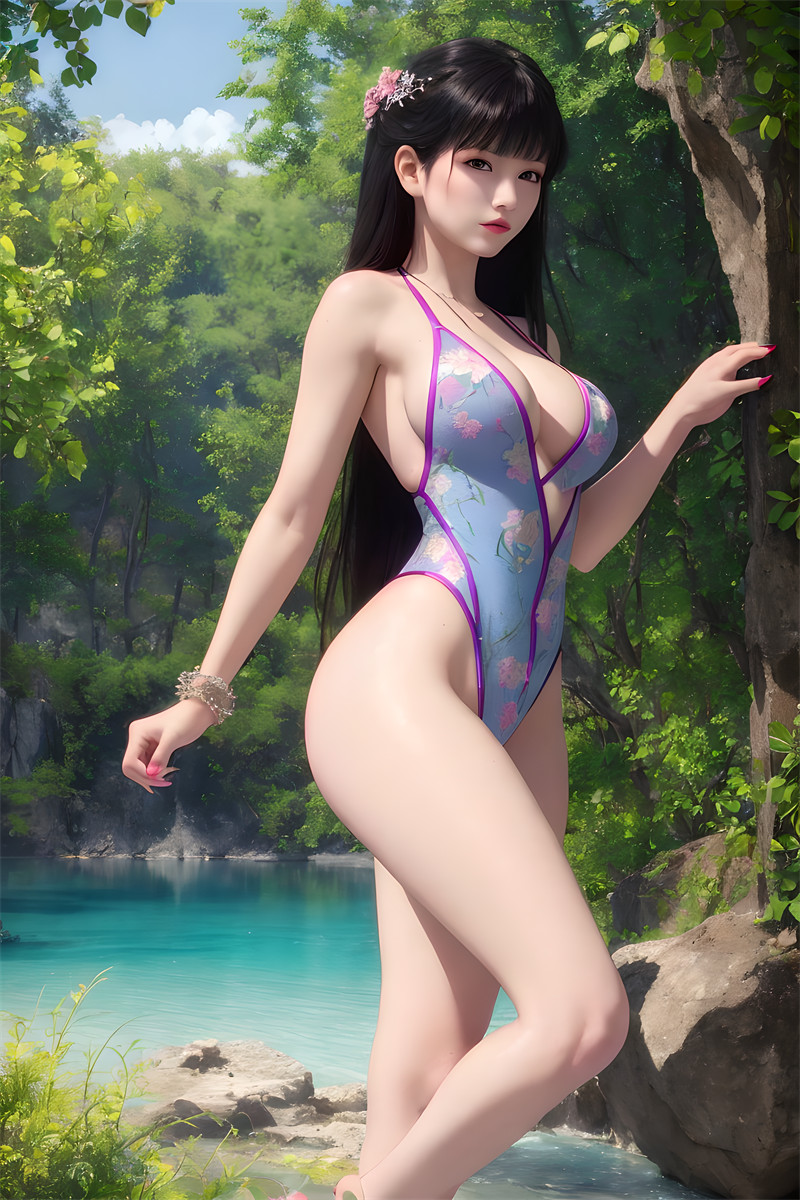 [第四百八十七期] [斗破苍穹] [小医仙 · 系列十六] 森林泳装 [25P]