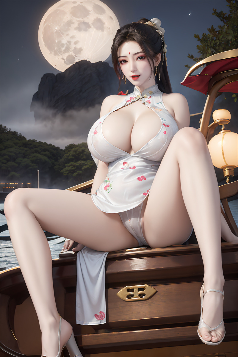 [第八百六十三期] [阳神] [苏沐 · 系列一] 巨乳旗袍 [54P]