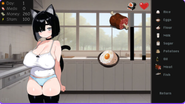 【PC/安卓/AI汉化/日系/SLG游戏/1.8G】猫娘宅急便 （My State Sponsored Catgirl） Ver0.98+PC+安卓+日系SLG游戏+1.8G