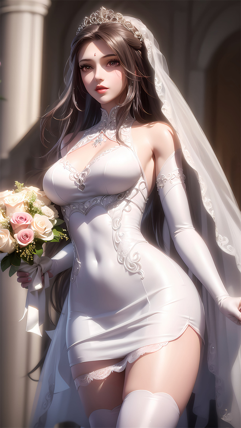 [第八百八十一期] [斗罗大陆] [朱竹清 · 系列七] 婚纱 [38P]