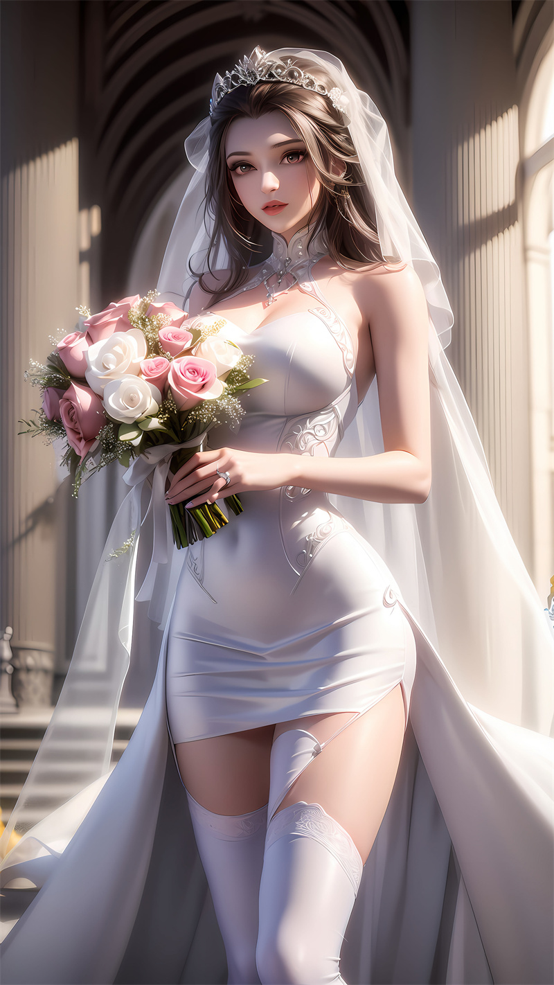 [第八百八十一期] [斗罗大陆] [朱竹清 · 系列七] 婚纱 [38P]