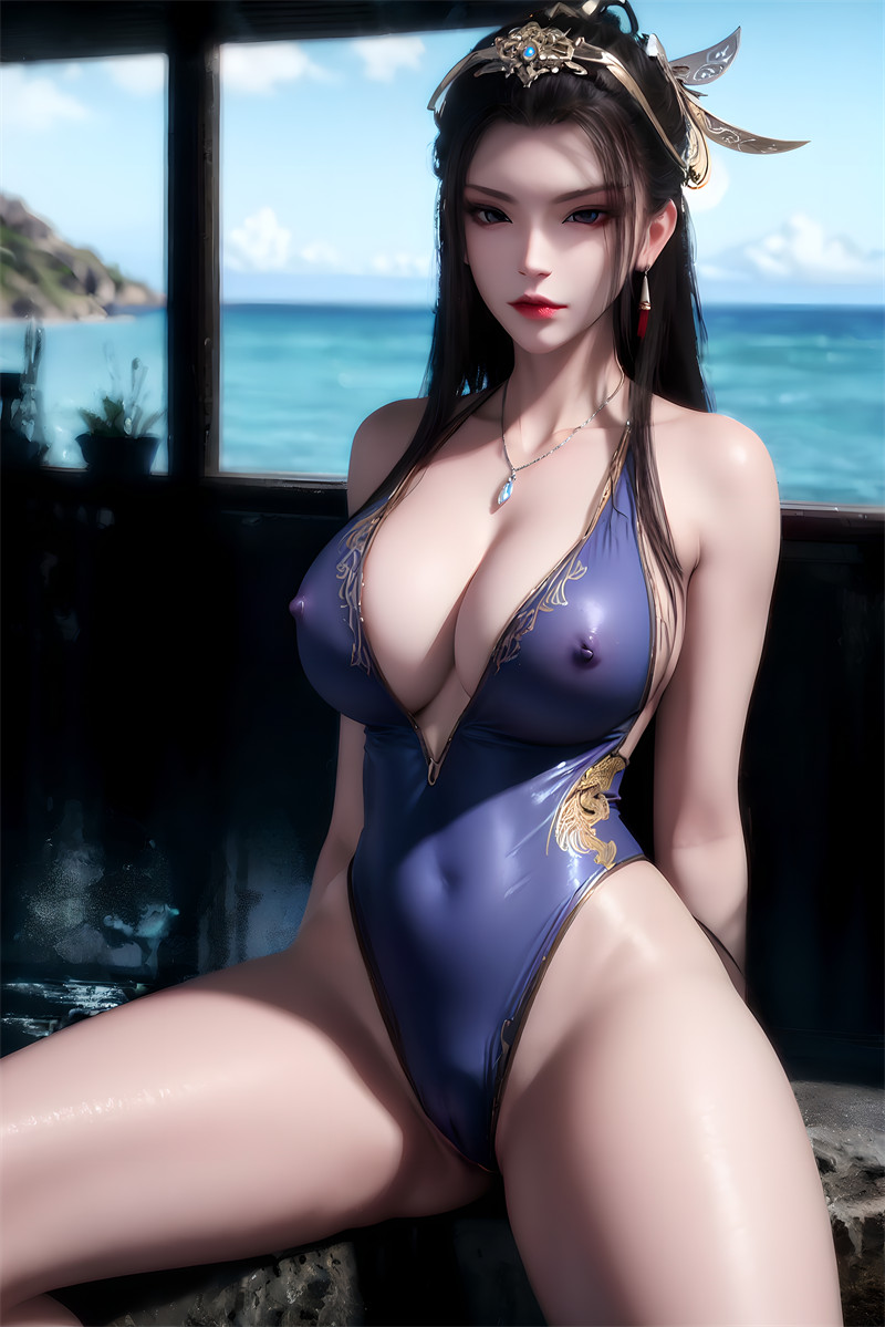 [第二百三十八期] [少年白马] [晏琉璃 · 系列一] 海边比基尼 [38P]