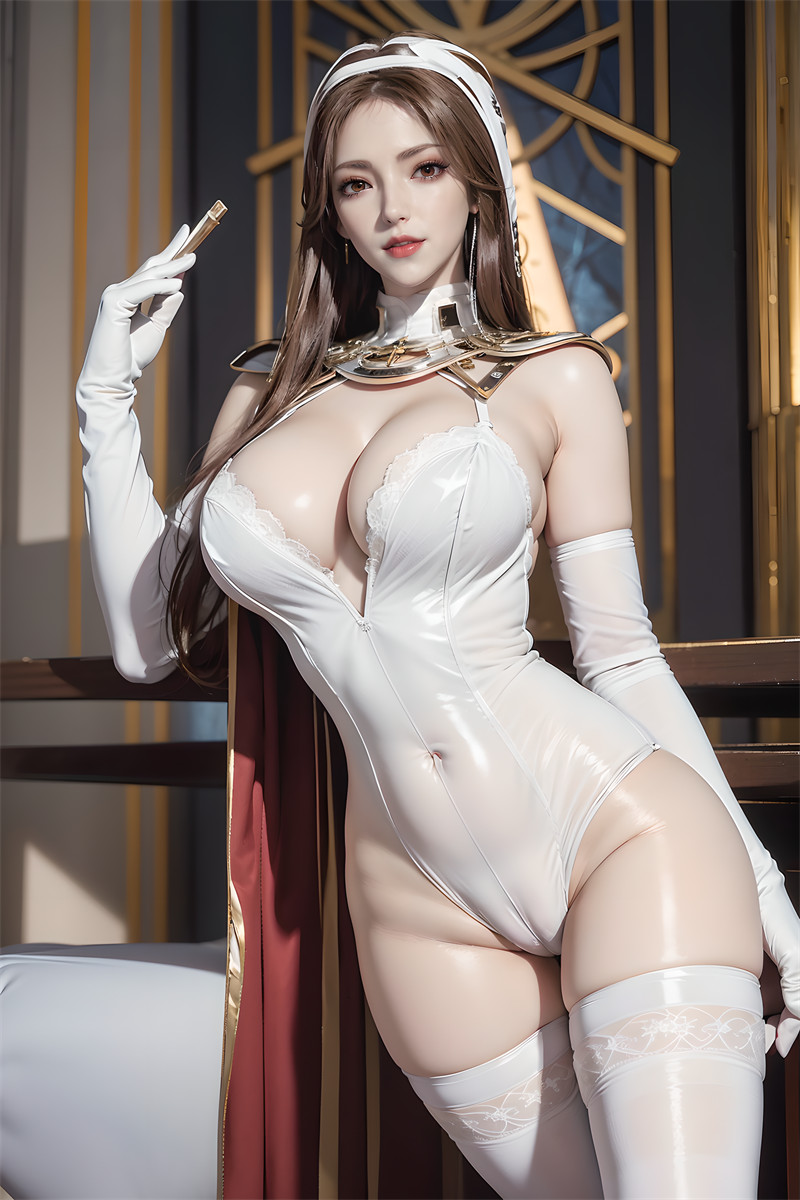 [第三百一十七期] [神印王座] [弱水 · 系列一] 巨乳情趣白丝肥臀 [59P]