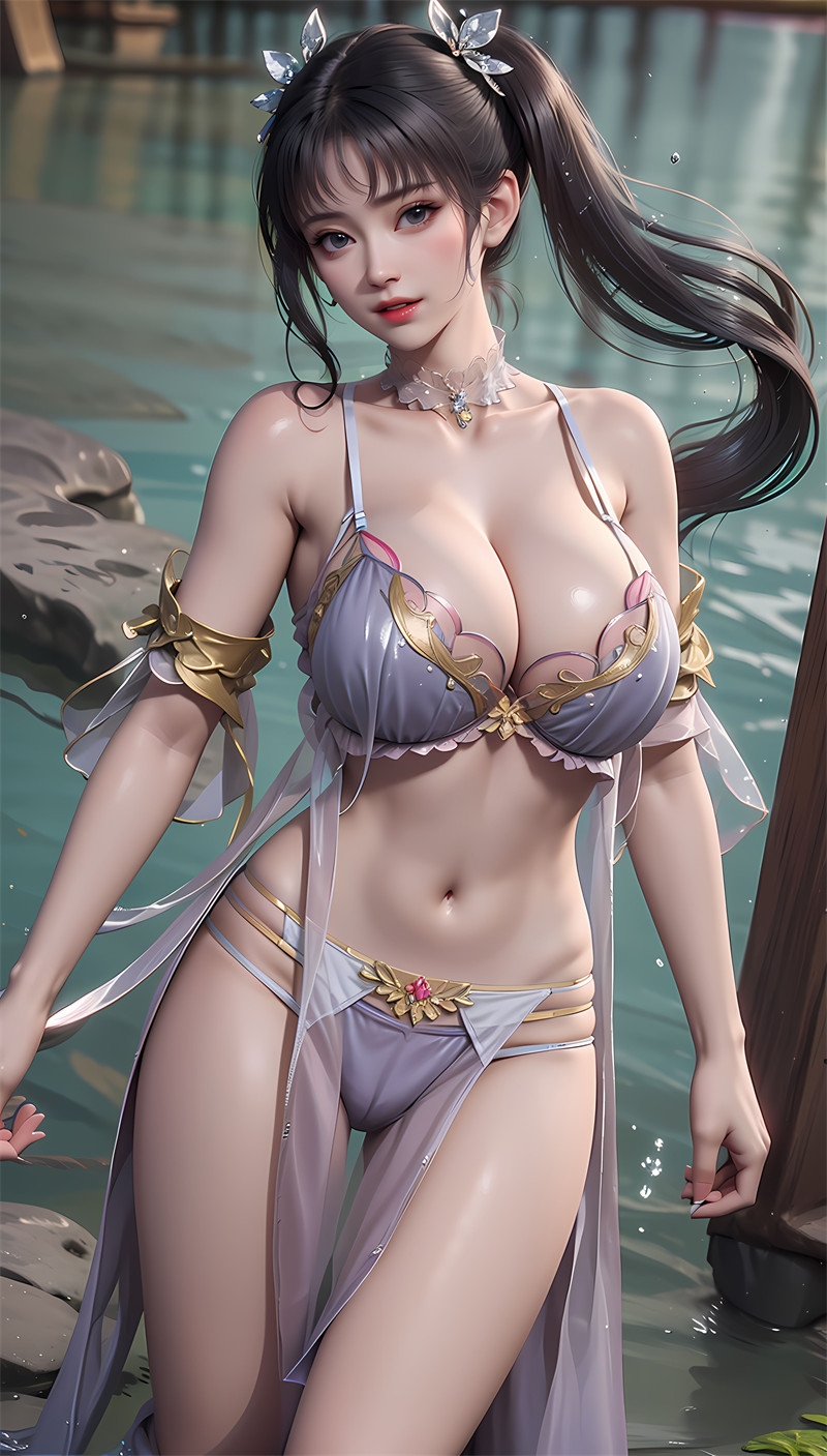 [第五百一十三期] [斗破苍穹] [紫嫣 · 系列二] 水池薄纱诱惑 [31P]