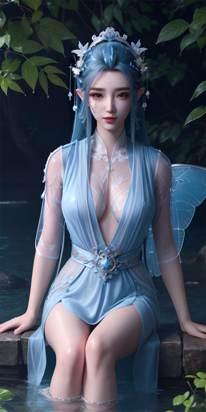[第二百五十期] [少年白马] [玥瑶 · 系列七] 蓝色精灵 [28P]