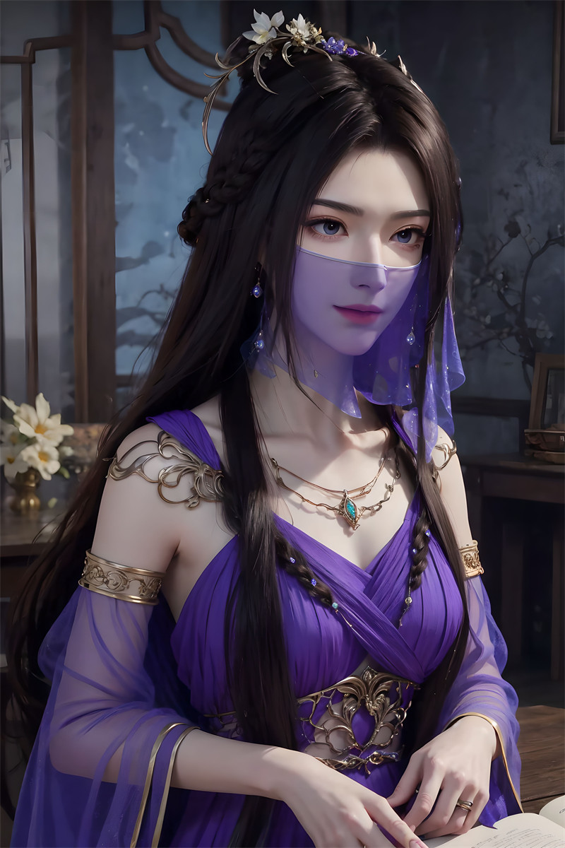 [无圣光] [第二十二期] [凡人修仙传] [紫灵 · 系列八] 原版紫色壁纸 [16P]