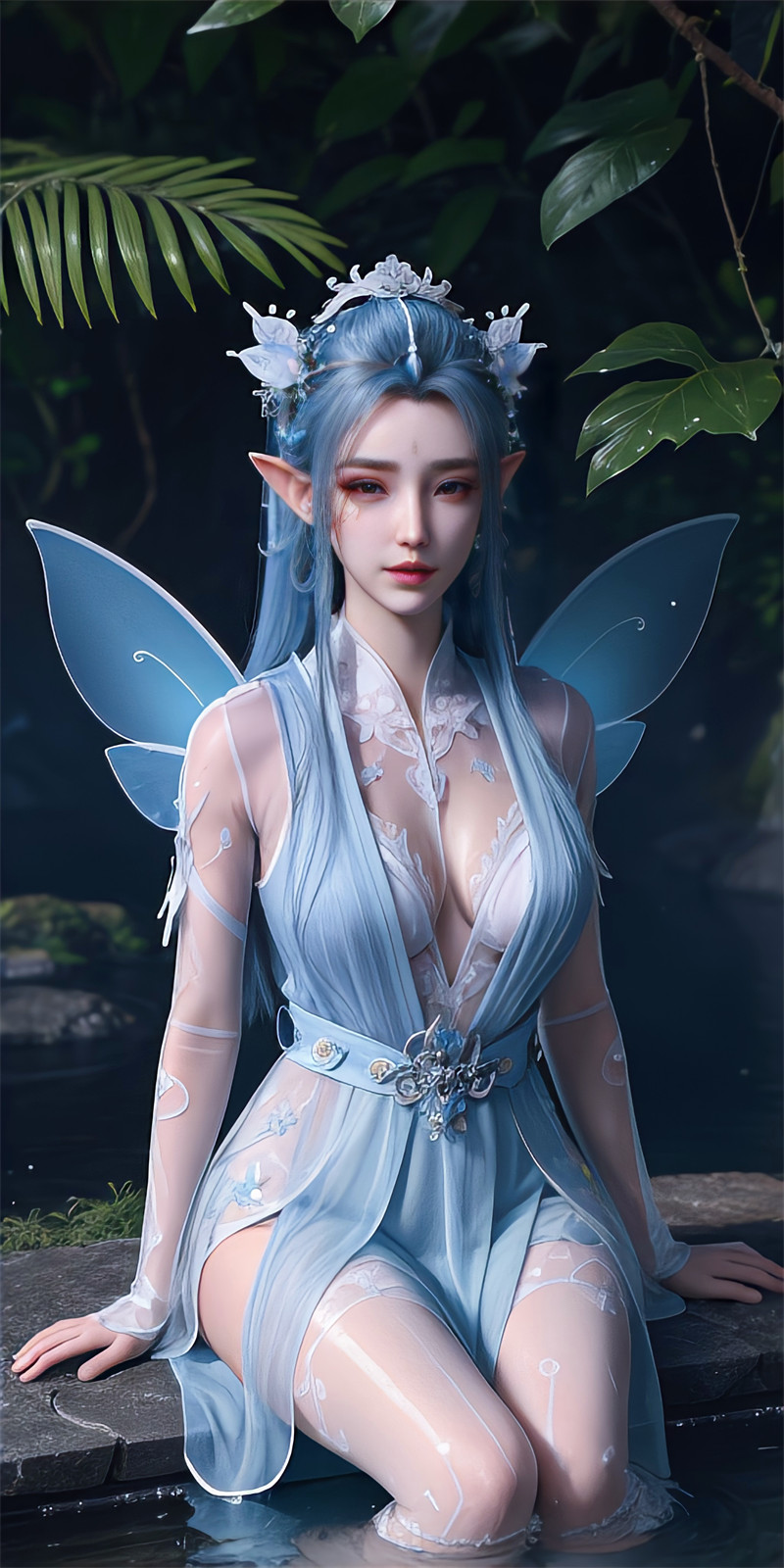 [第二百五十期] [少年白马] [玥瑶 · 系列七] 蓝色精灵 [28P]