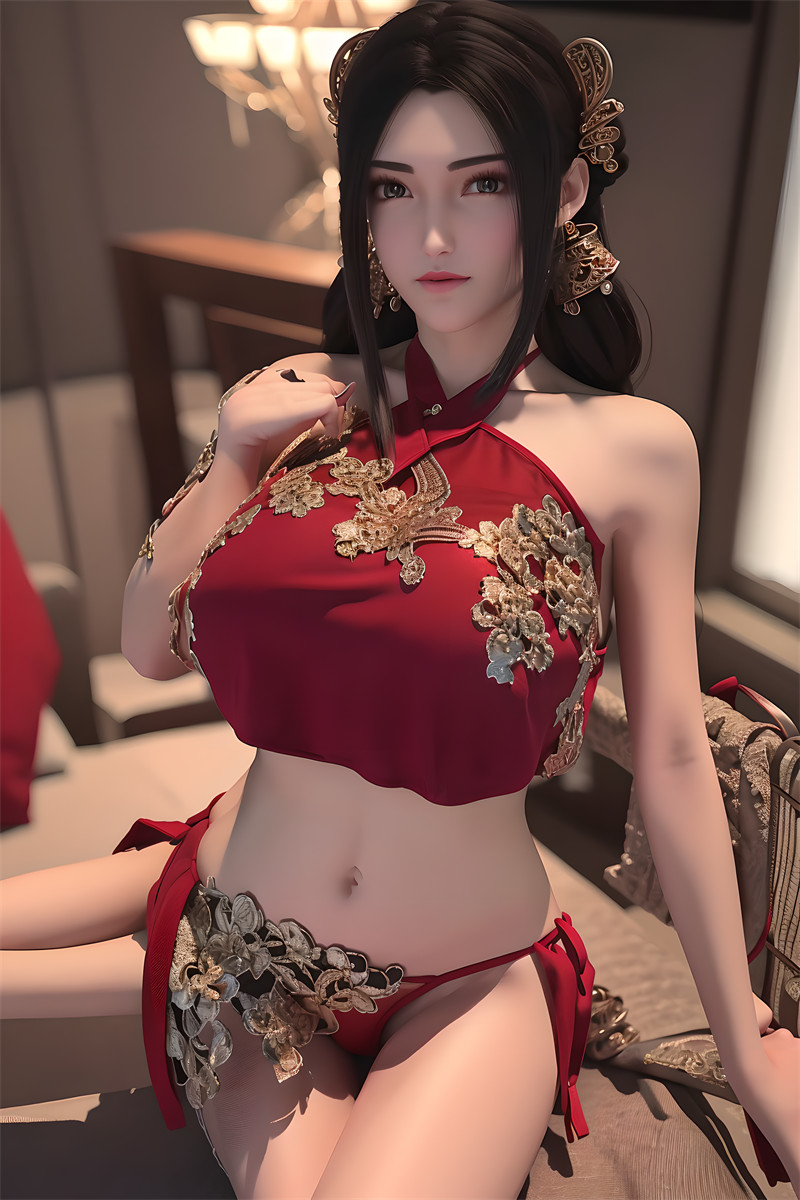 [第六百四十八期] [完美世界] [秦怡宁 · 系列三] 情趣红肚兜 [20P]