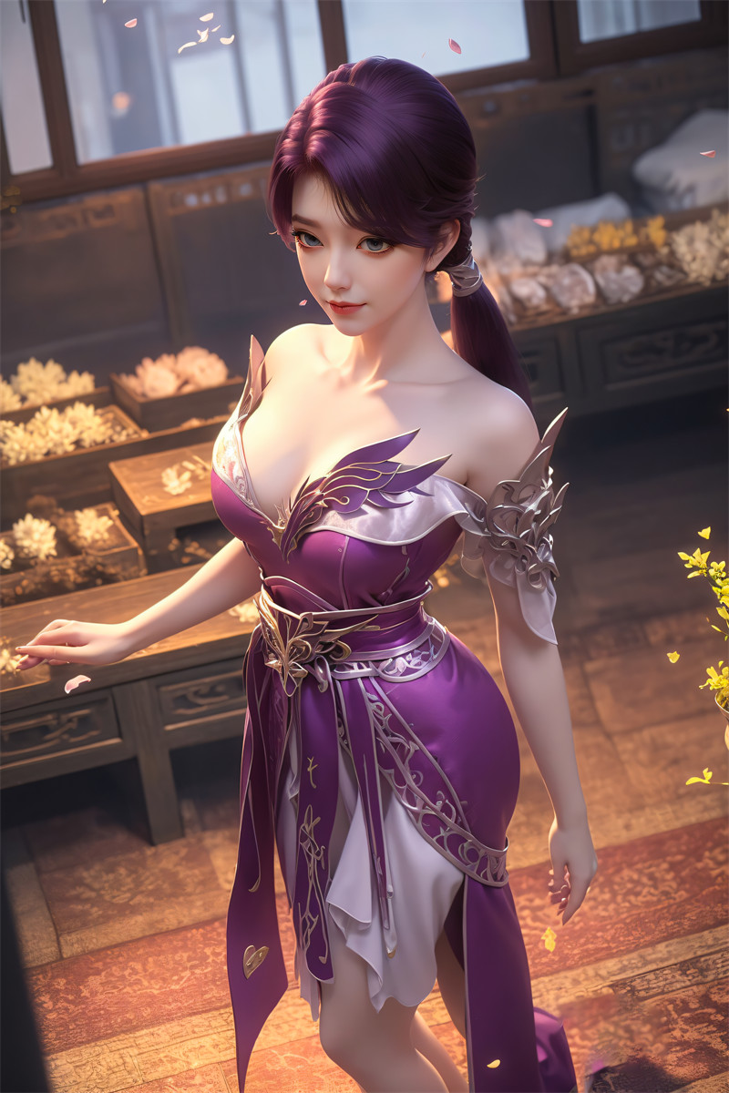 [第一百零七期] [百炼成神] [罗嫣 · 系列二] 紫色情趣 [34P]