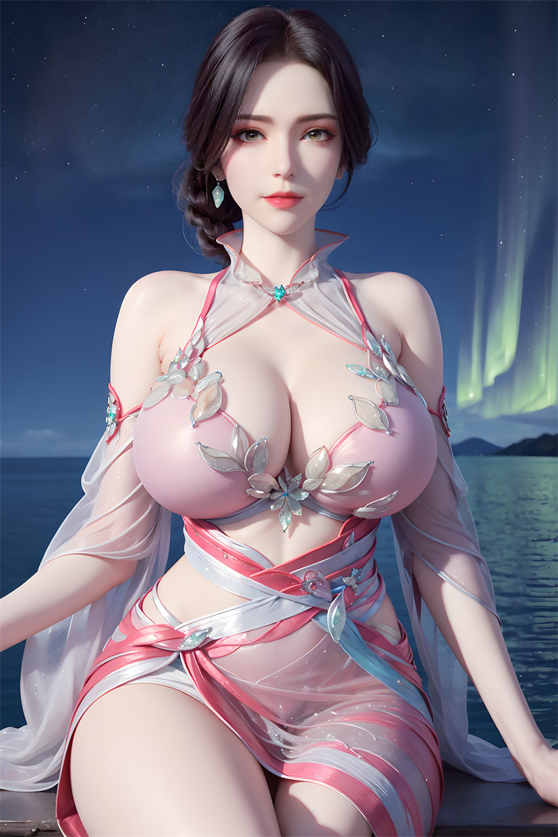 [第二百一十期] [君有云] [即墨花雪 · 系列三] 巨乳薄纱诱惑 [64P]