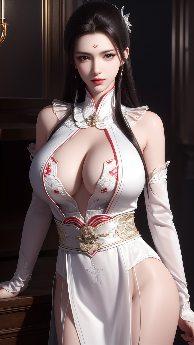 [第二百七十期] [少年歌行] [白鹤淮 · 系列十四] 巨乳白色内衣诱惑 [51P]