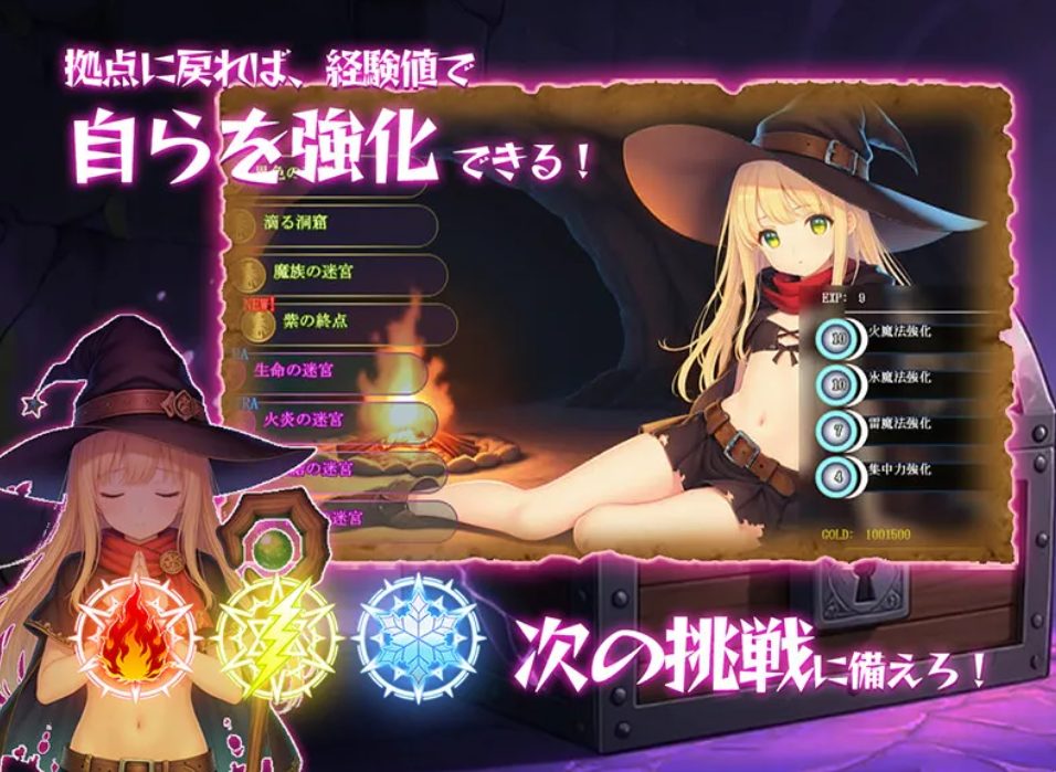 【PC/官中/探索/RPG游戏/160M】 本想着赚大钱，却掉进了迷宫最底层，我绝对要活着把宝藏带回去！Ver1.0.1 官中版+日式RPG游戏+160M