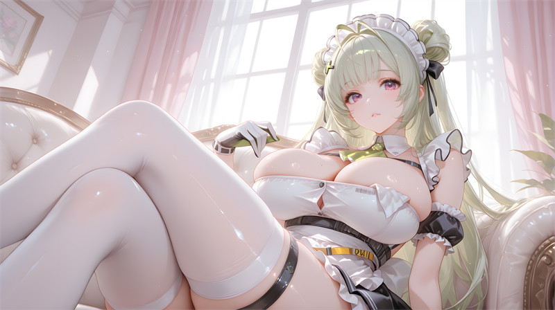 [第496期] [胜利女神] [索达] 白丝女仆 [143P]