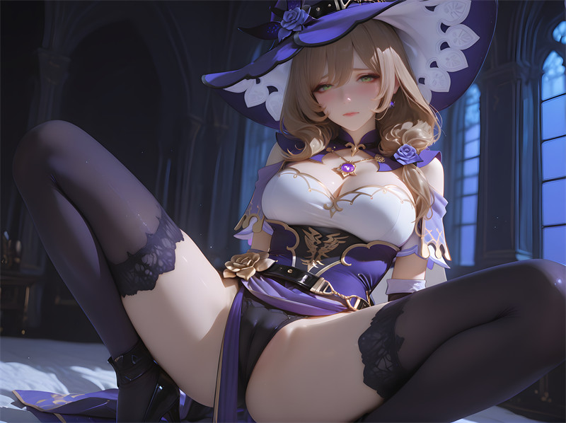 [第409期] [原神] [丽莎] 黑丝女魔法师 [151P]