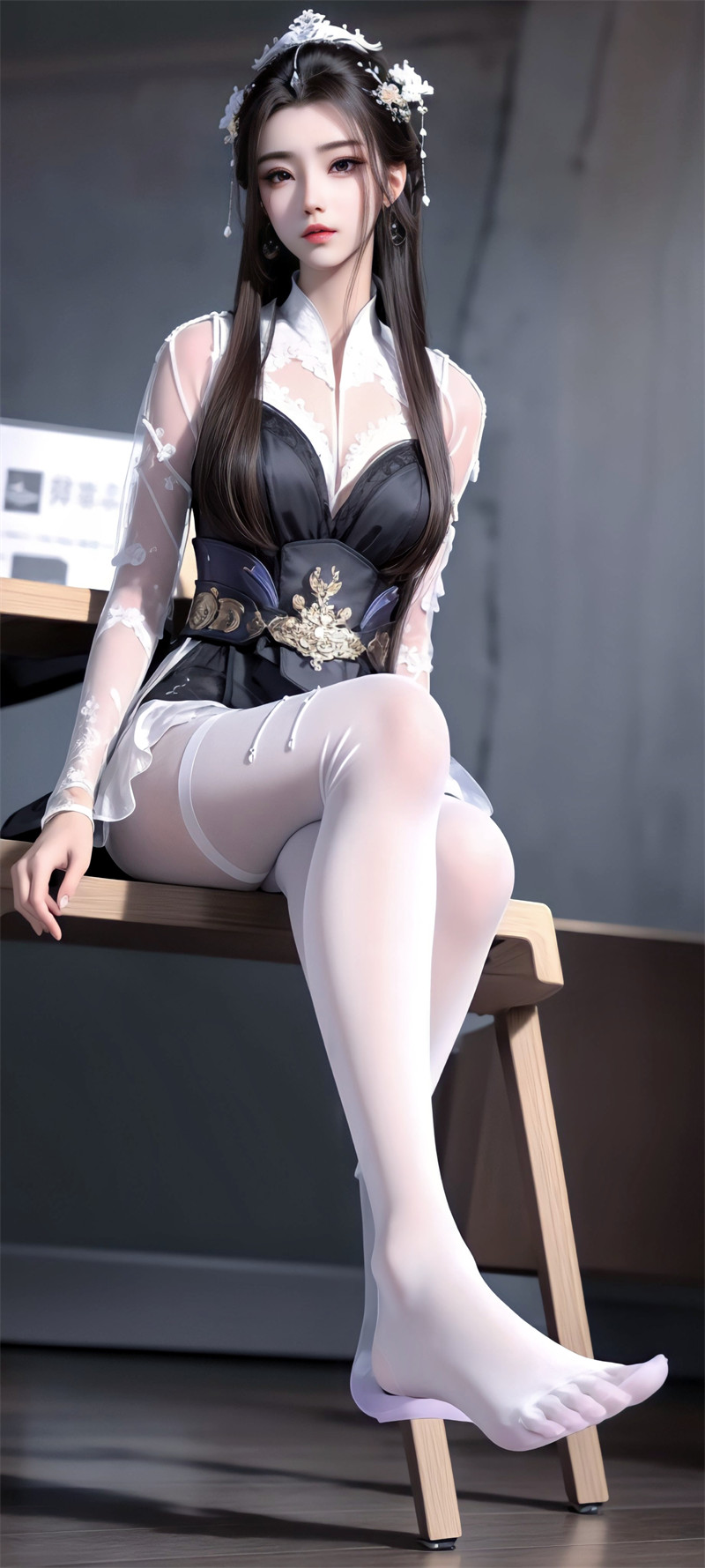 [第二百五十三期] [少年白马] [玥瑶 · 系列十] 长腿黑丝 [33P]