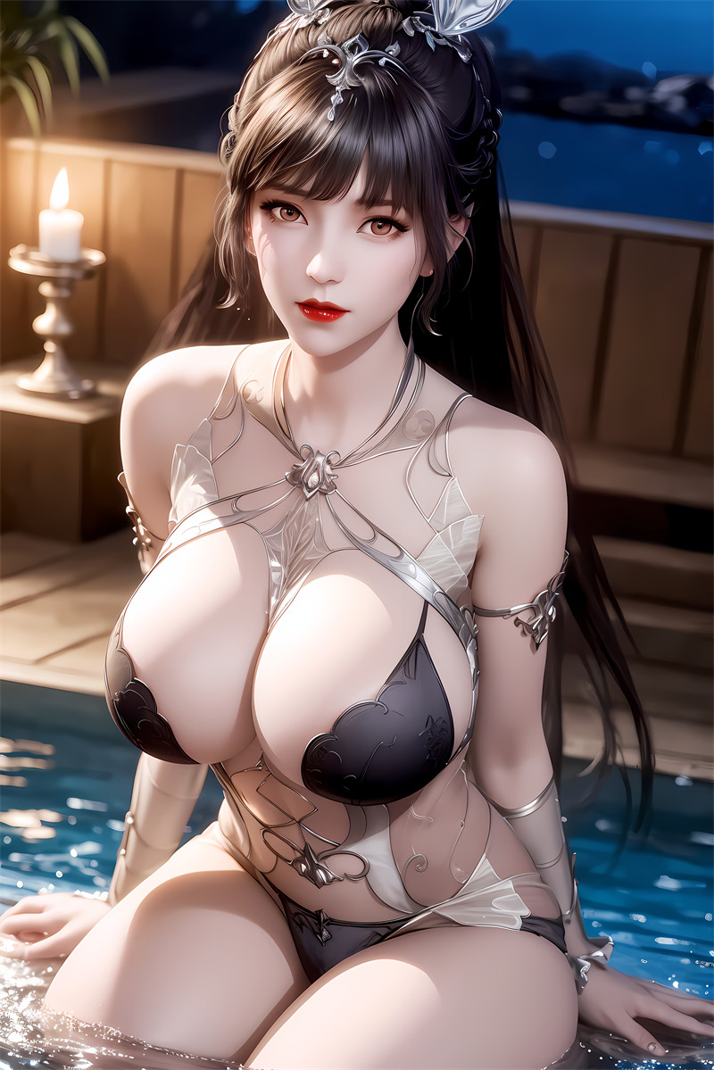 [第九百一十二期] [斗罗大陆] [小舞 · 系列七] 泳池巨乳 [30P]