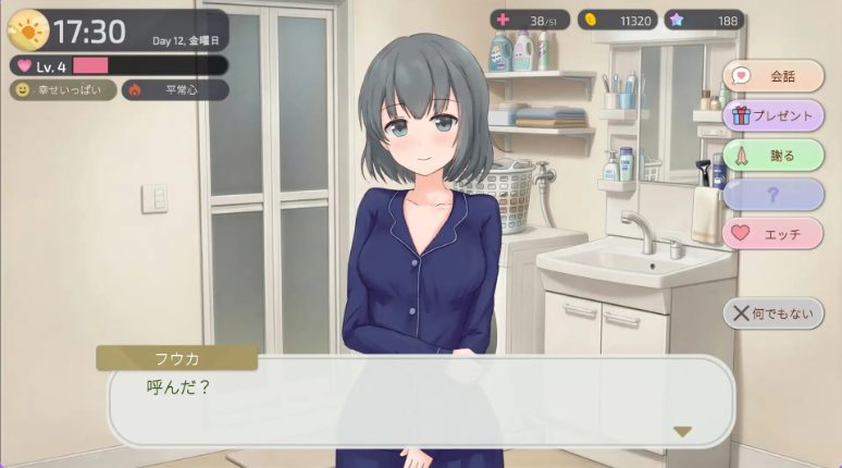 【PC/官中/养成/SLG游戏/410M】两人的，某个夜晚。 ～与宠溺女友的初次同居生活～  Ver1.0R 官中版+养成SLG游戏+410M
