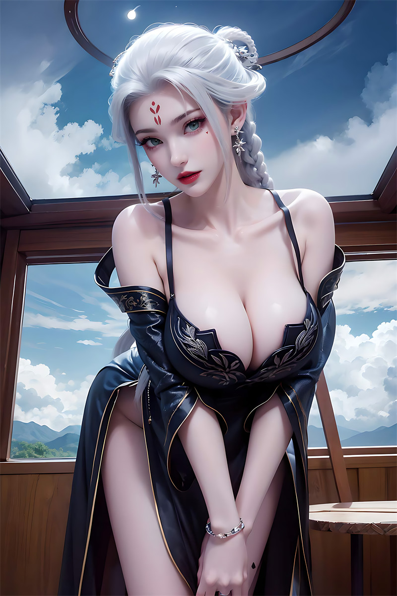 [第一千零三期] [诛仙] [小白 · 系列二] 巨乳制服 [43P]