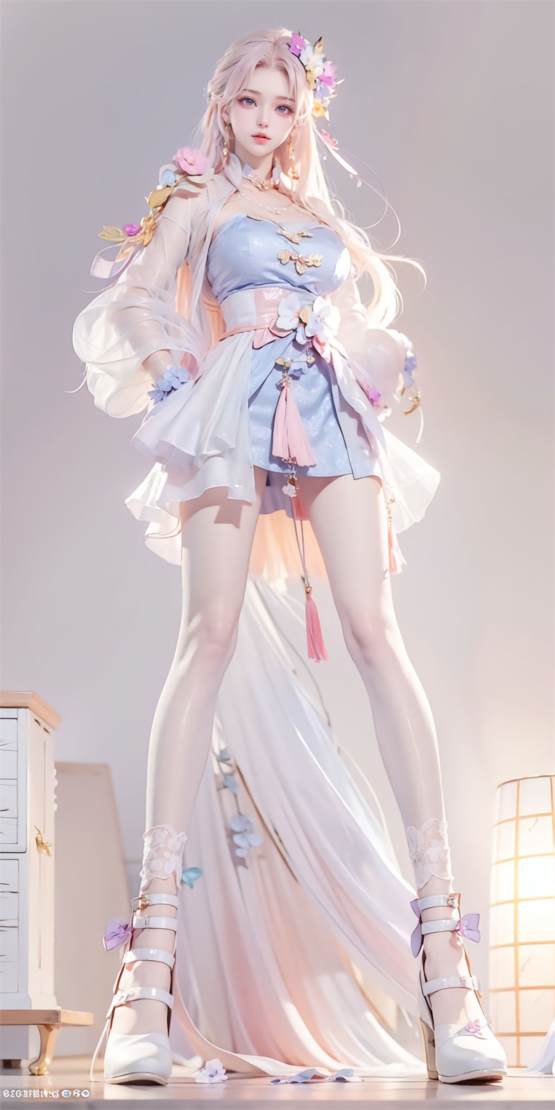 [第九百三十八期] [王者荣耀] [王昭君 · 系列一] 大长腿制服 [58P]