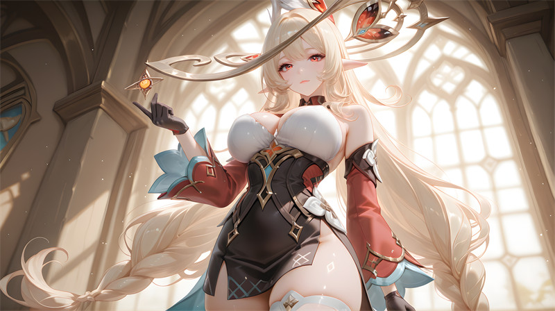 [第468期] [原神] [艾莉丝] 制服白丝 [146P]