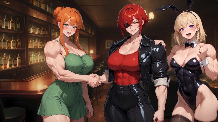 【PC/安卓/AI汉化/日系/女同/SLG游戏/4.75G】强肌少女 (StrongGirls FMG Visual Novel) Ver7.0 AI汉化版 PC+安卓+日系SLG+4.75G