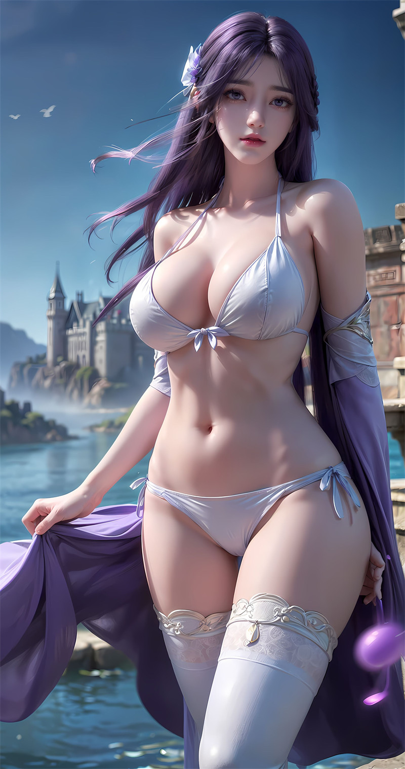[第七百零八期] [完美世界] [云曦 · 系列六] 海边巨乳 [23P]