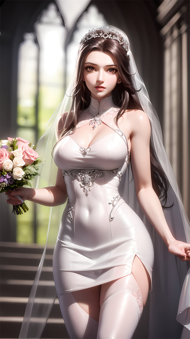 [第八百八十一期] [斗罗大陆] [朱竹清 · 系列七] 婚纱 [38P]