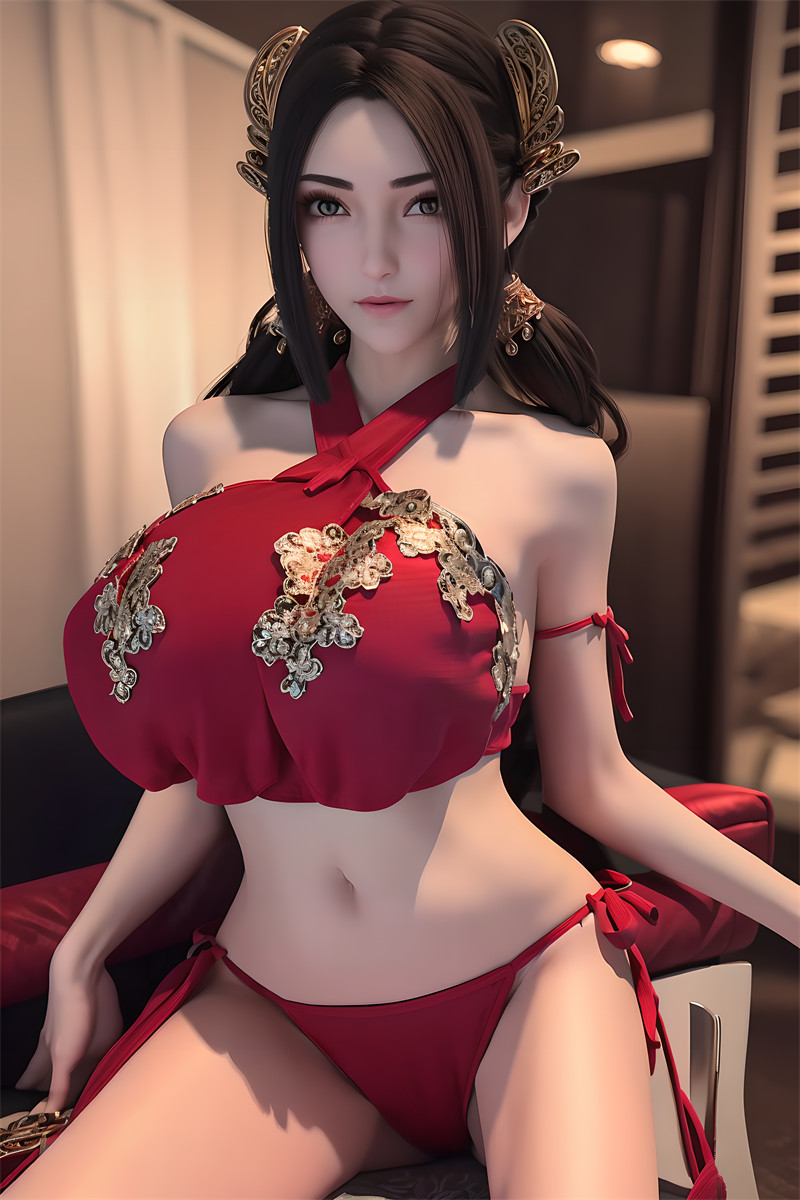 [第六百四十八期] [完美世界] [秦怡宁 · 系列三] 情趣红肚兜 [20P]